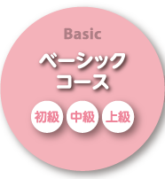 ベーシックコース(初級・中級・上級)